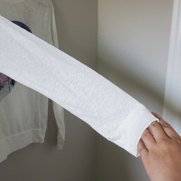 AEO follow your heart graphic print burnout tee NWT - Picture 4 of 9